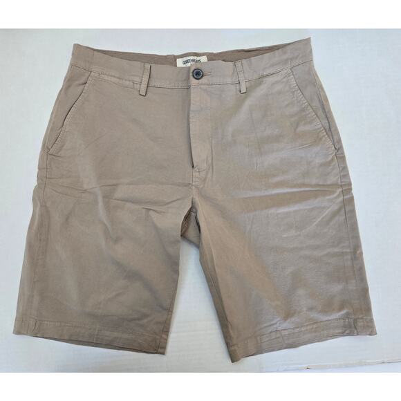 Goodthreads Mens 32 Shorts Khaki Pockets 9” Inseam Straight - Picture 1 of 6